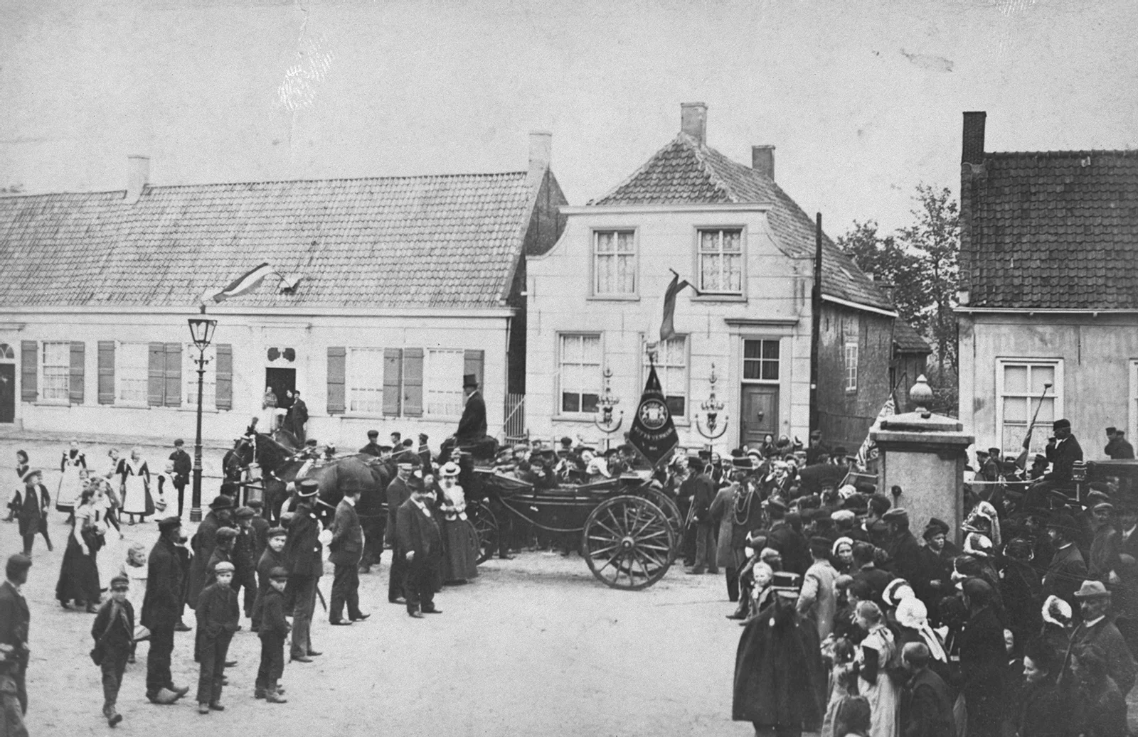 Foto van het geboortehuis van Vincent van Gogh in Zundert